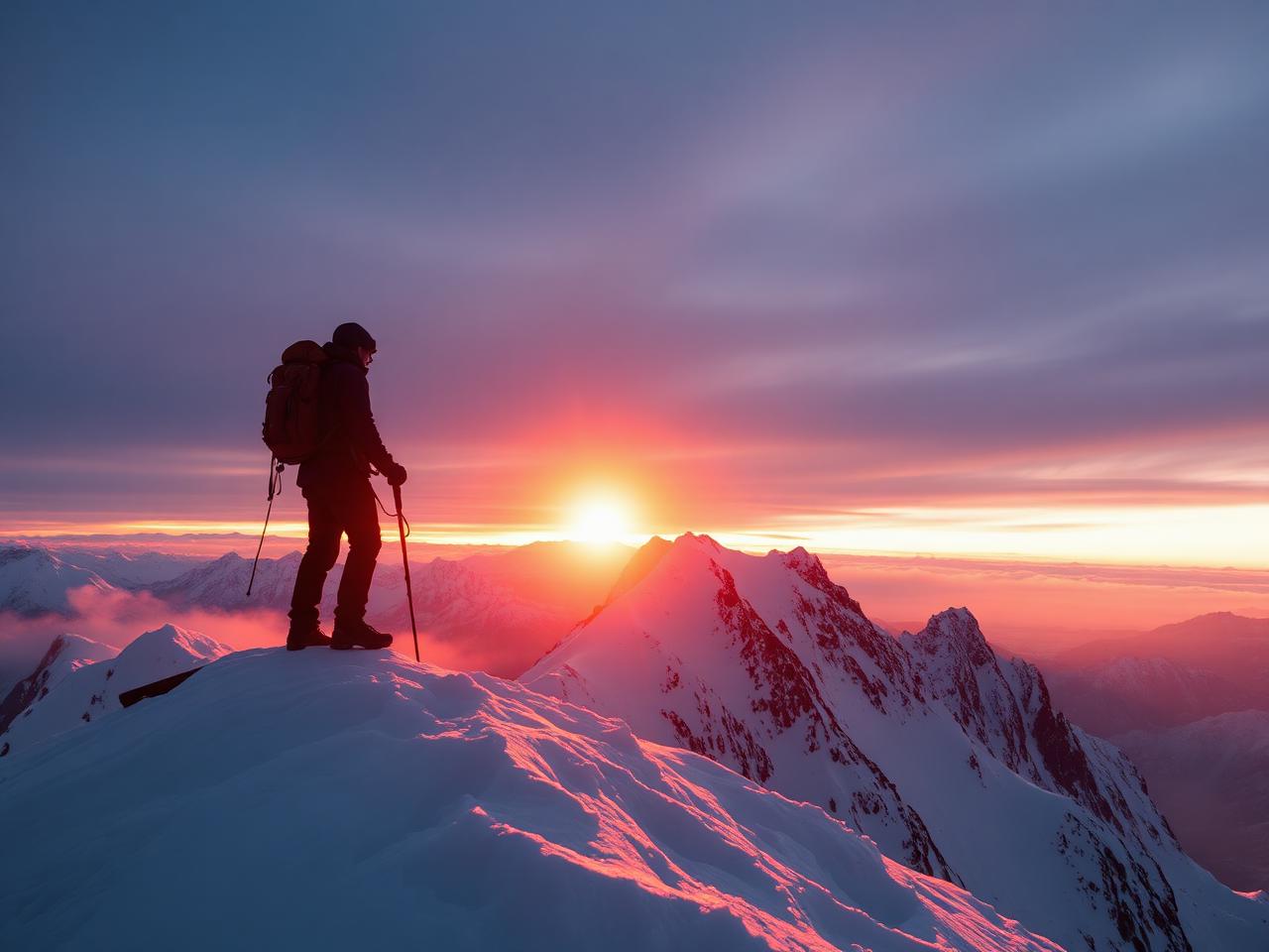 Sunrise at 4,810m